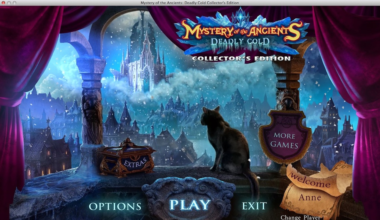 Mystery of the Ancients: Deadly Cold Collector's Edition 2.0 : Main Menu