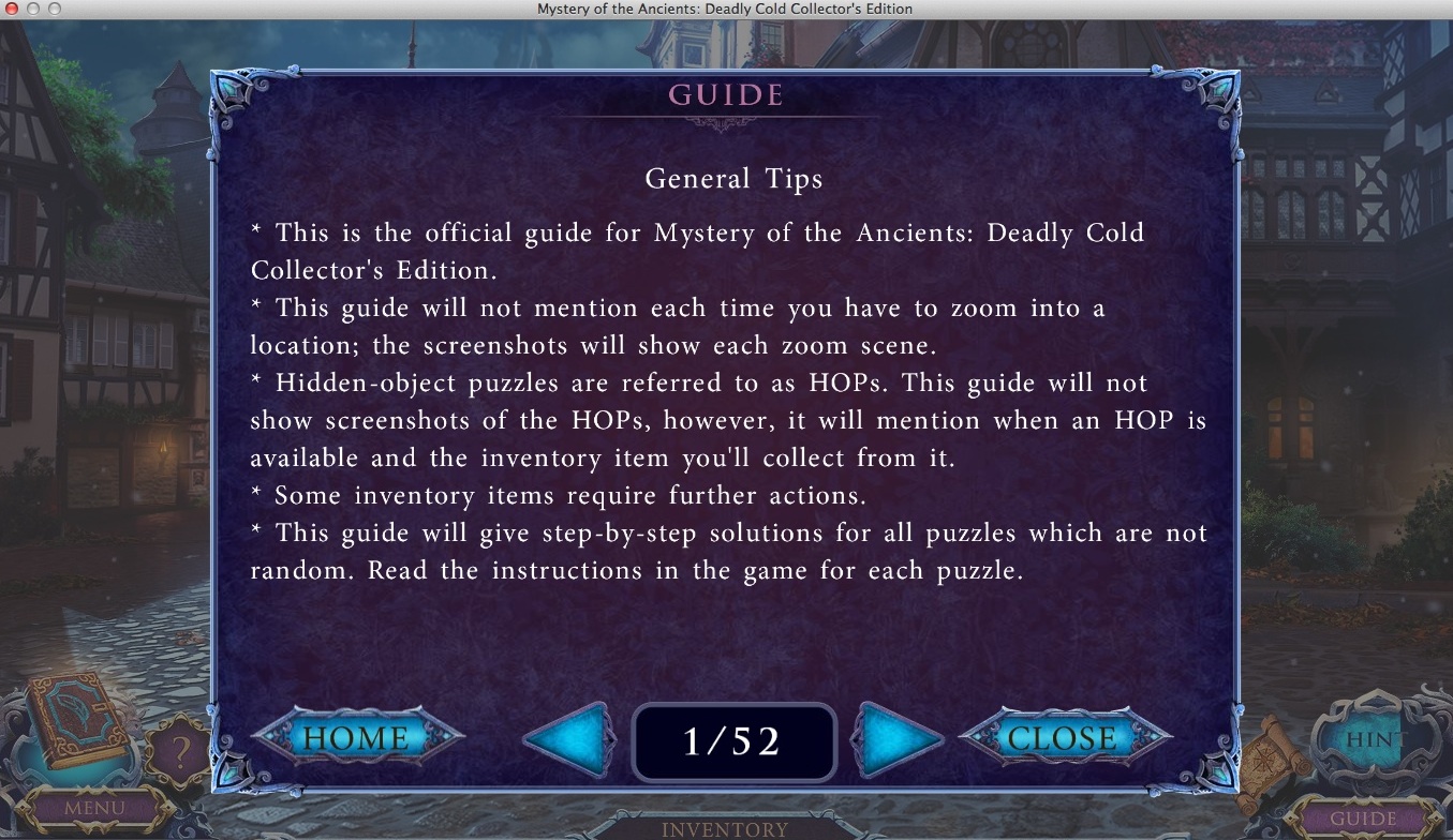 Mystery of the Ancients: Deadly Cold Collector's Edition 2.0 : Strategy Guide