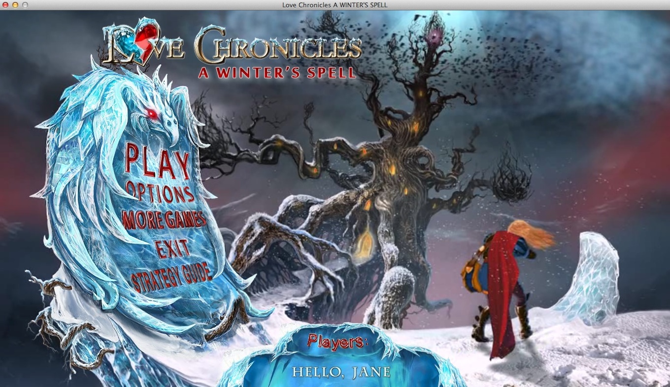 Love Chronicles: A Winter's Spell : Main Menu