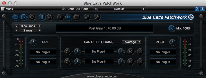 Blue Cat's PatchWork 1.6 : Main window