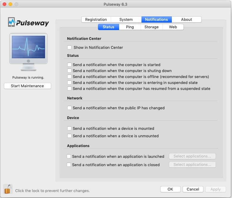 Pulseway 6.3 : Notifications Preferences 