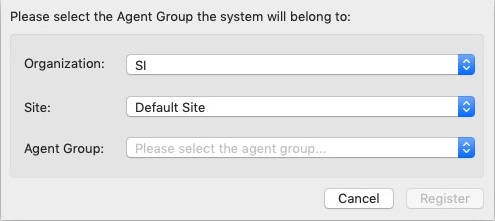 Pulseway 6.3 : Select Agent Group