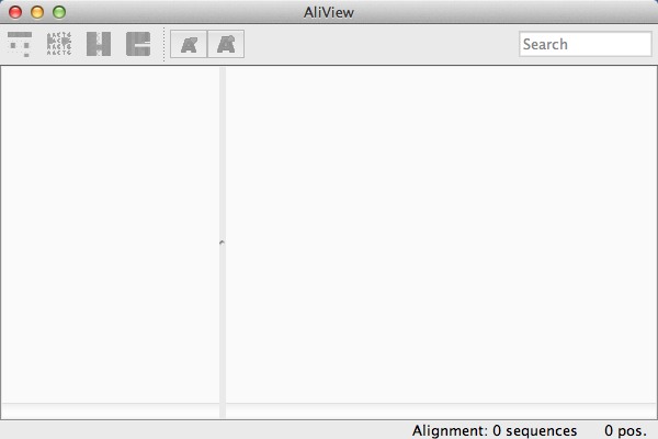 AliView 1.1 : Main window