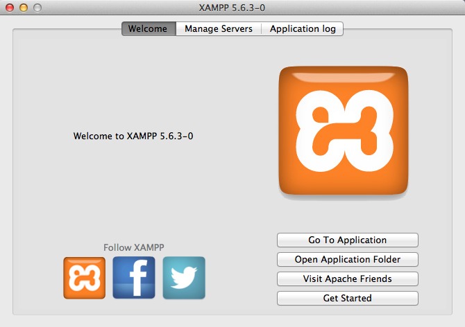 XAMPP 5.6 : Main window