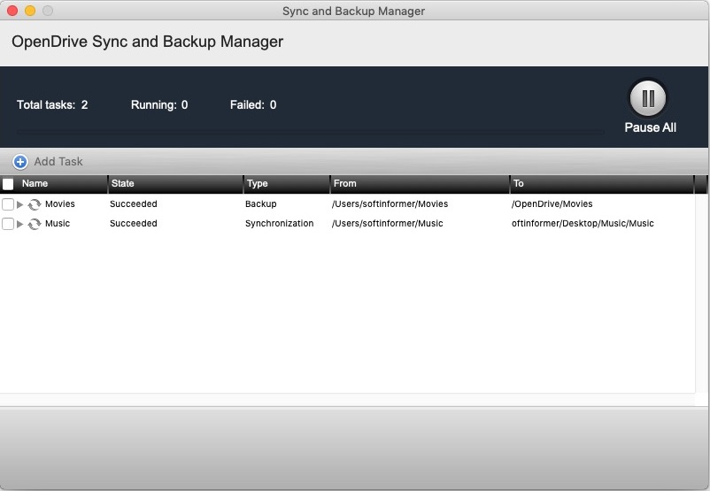 OpenDrive 1.2 : Sync and Backup Manager
