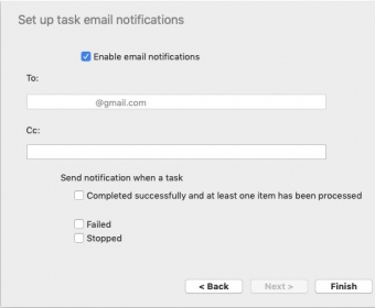 Set up Task Email Notifications 