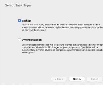 Select Task Type