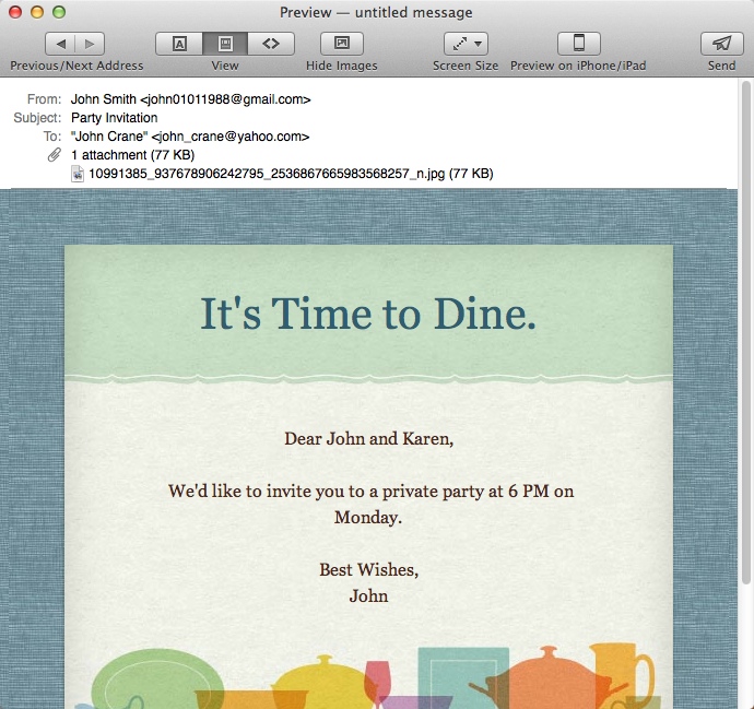 Direct Mail 4.0 : Previewing Email