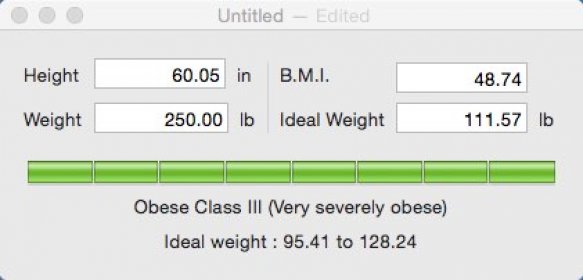 Obese Class 3 Result