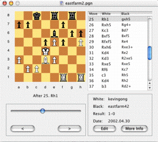 Chess Browser 1.4 : Main window