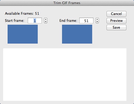GifGrabber 1.4 : Trimming GIF Frames