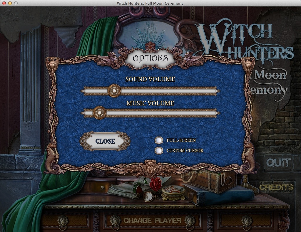 Witch Hunters: Full Moon Ceremony 2.0 : Game Options