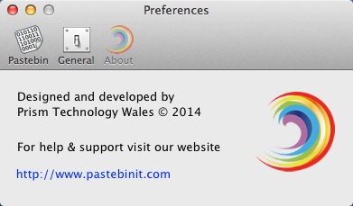 Pastebin It! 1.0 : About Window