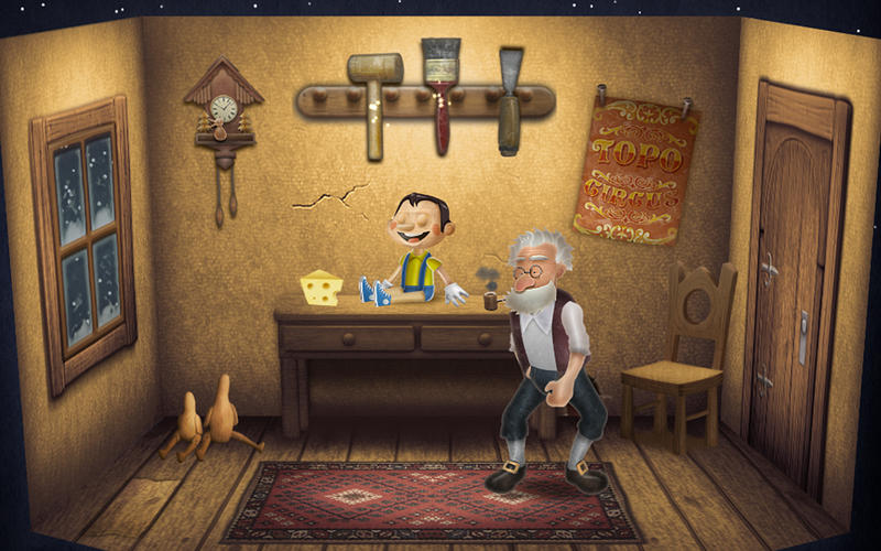 PINO - Pinocchio - interactive storybook 1.0 : Main window
