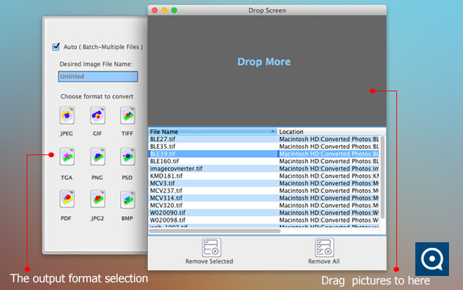 321Soft Image Converter 3.6 : Mac Image Converter Screenshot