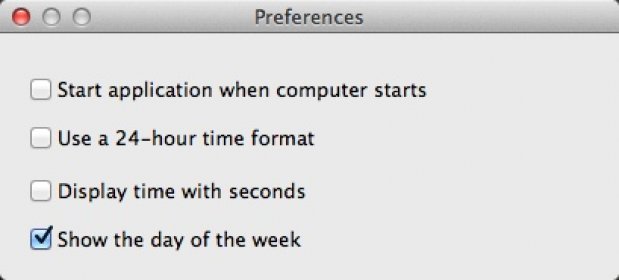 Program Preferences