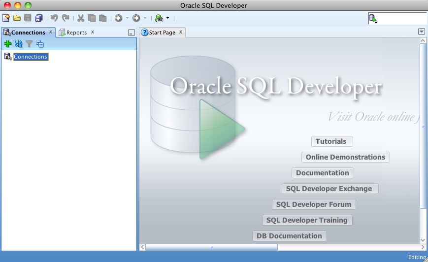 SQLDeveloper 3.1 : General View