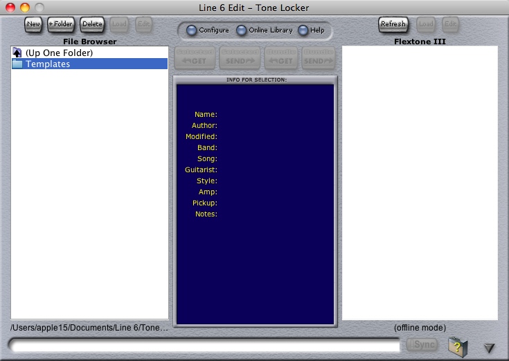 Line 6 Edit 3.0 : Main window