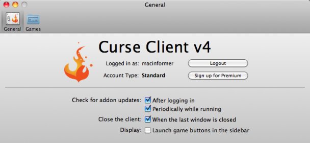 curse download client