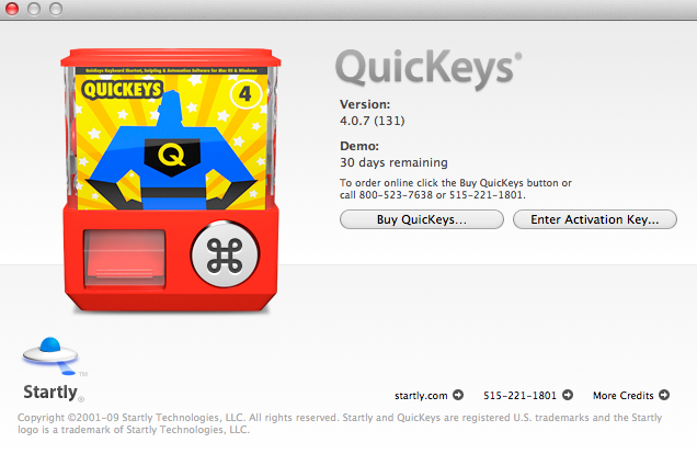 QuicKeys 4.0 : About