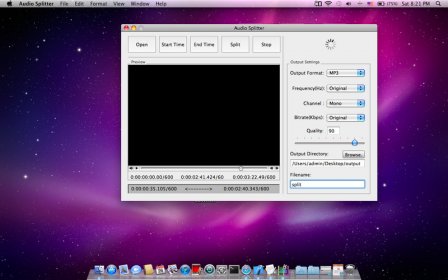 Audio Splitter screenshot