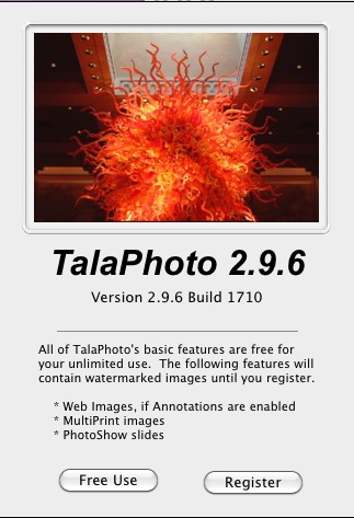 TalaPhoto 2.9 : About