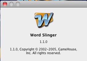 Word Slinger 1.1 : About