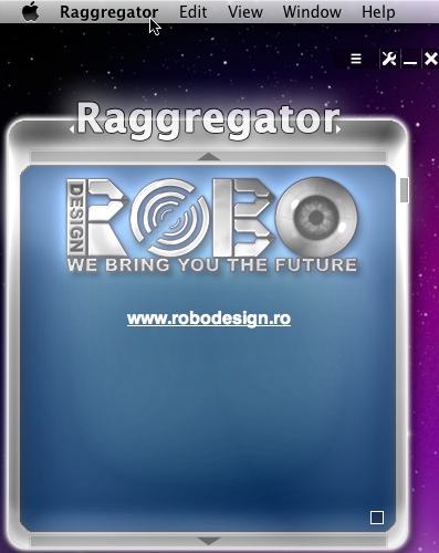 Raggregator 1.0 : Main window