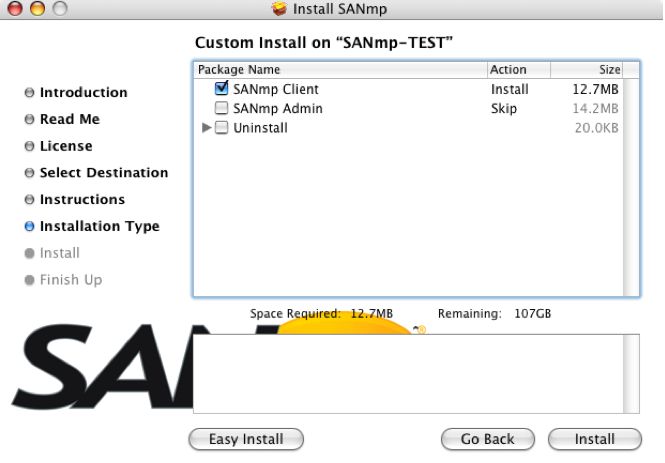 SANmp Client 3.1 : Main window