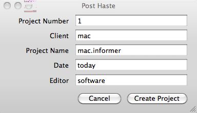 Post Haste 1.1 : Main window