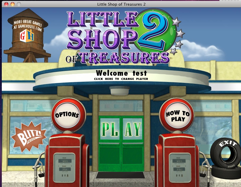 Little Shop of Treasures 2 2.0 : Main menu
