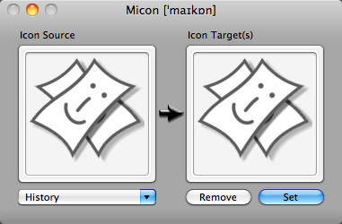 Micon 1.1 : Main Window