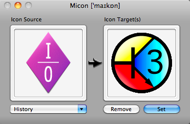 Micon 1.1 : Changing left icon with the right