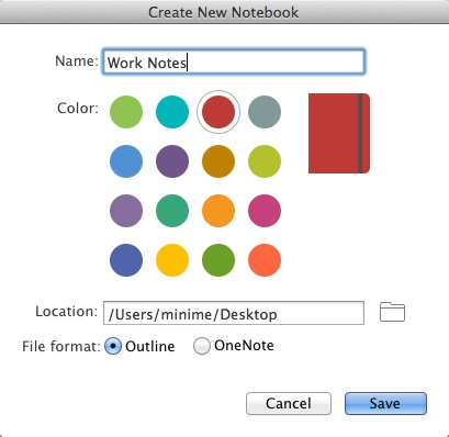 Outline 3.4 : Creating New Notebook