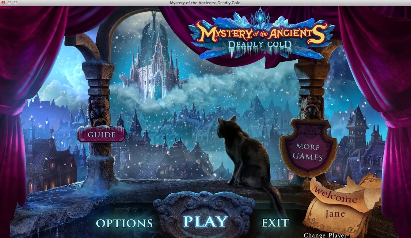 Mystery of the Ancients: Deadly Cold 2.0 : Main Menu