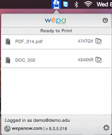 WEPA-PrintApp 6.0 beta : Main window