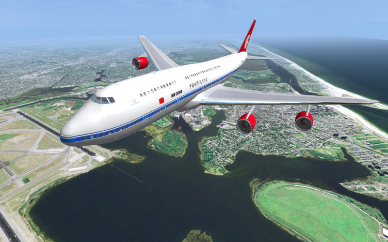 Boeing Flight Simulator 2014 - Fly New York 4.0 : Game Window