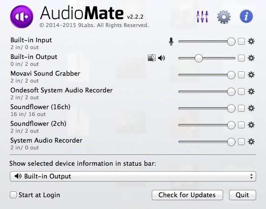 AudioMate 2.2 : Adjusting Sound Volume