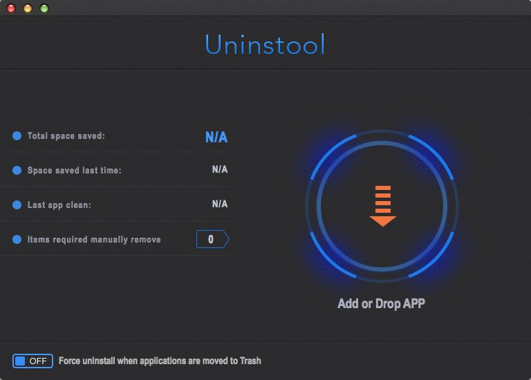Uninstool 1.0 : Main Window