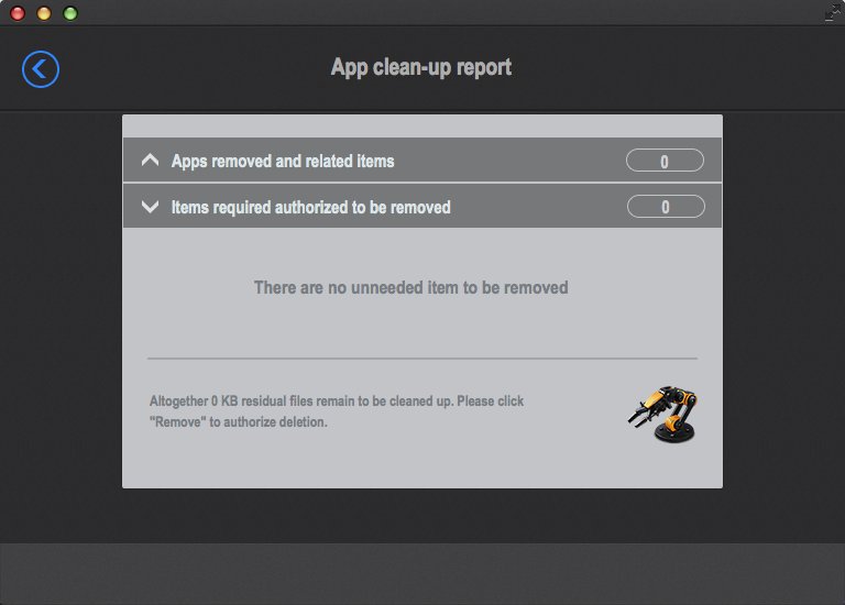 Uninstool 1.0 : App Clean-up Report