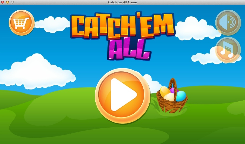 Catch'Em All Game 1.0 : Main Menu