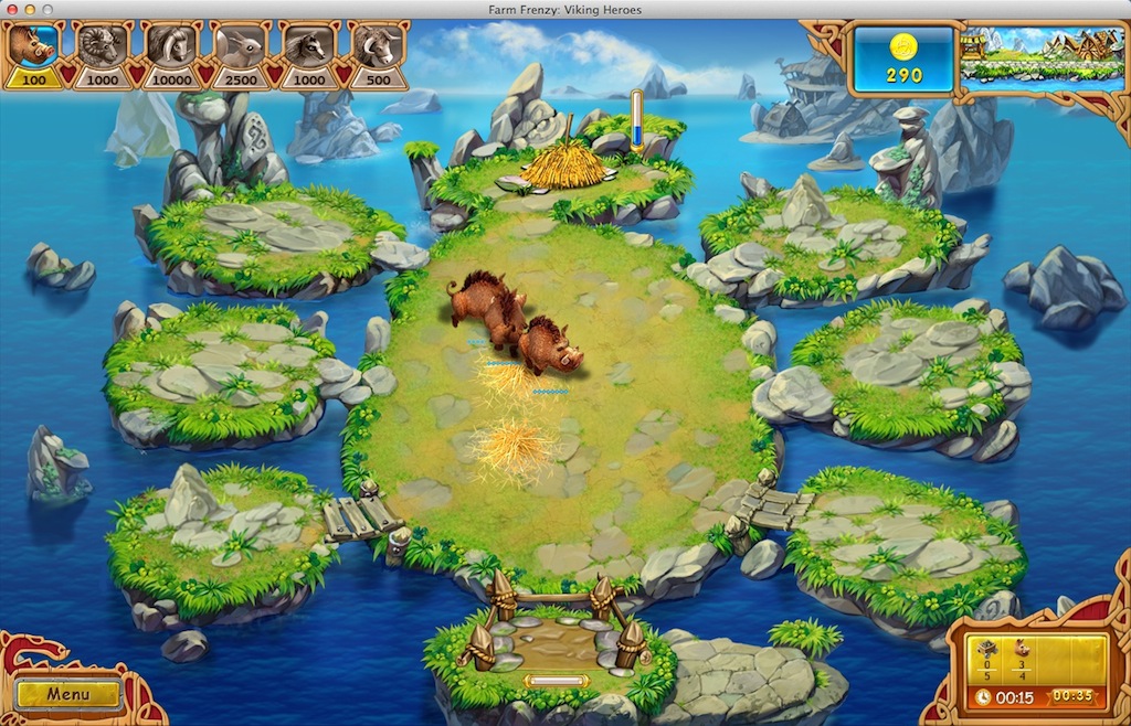 Farm Frenzy: Viking Heroes 2.0 : Gameplay Window