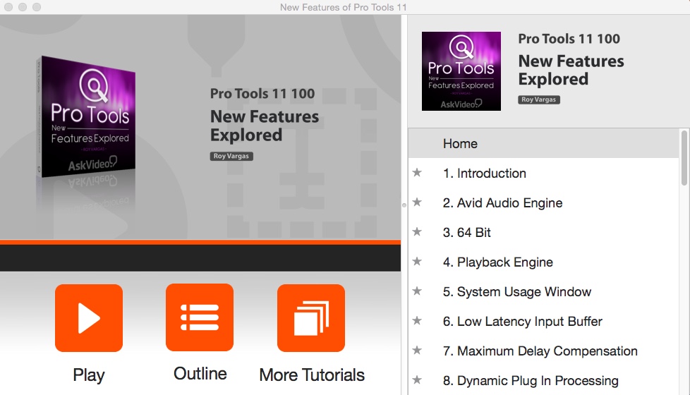 New Features of Pro Tools 11 2.0 : Chapter List View