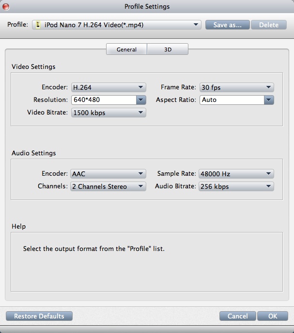 FonePaw Video Converter Ultimate 1.2 : Configuring Output Settings