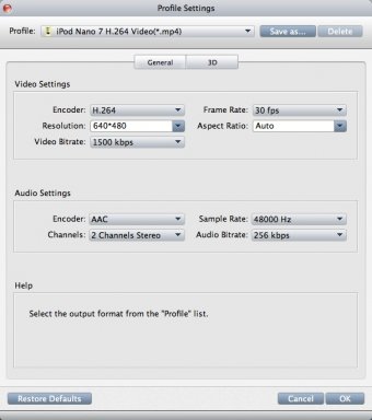 Configuring Output Settings