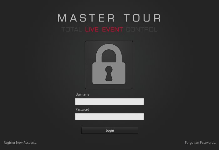 Master Tour 2.0 : Main Window