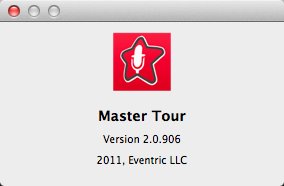 Master Tour 2.0 : About Window