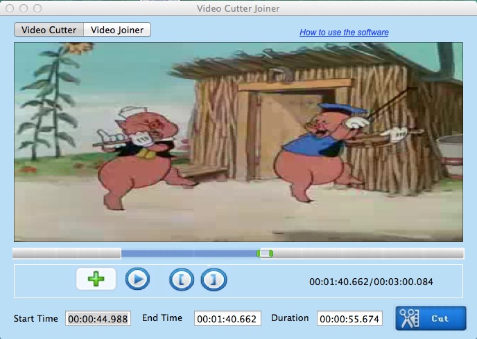 Free Video Cutter Joiner 4.0 : Main Window