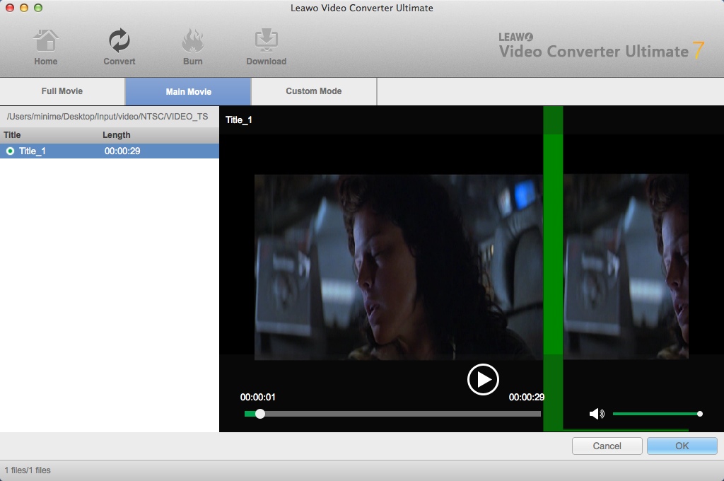 Leawo Video Converter Ultimate 7.3 : Configuring DVD Ripper Settings