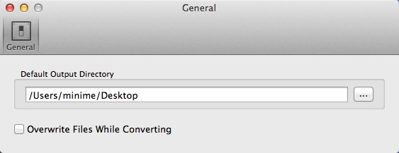 Kigo M4V Converter for Mac OS X 4.1 : Program Preferences